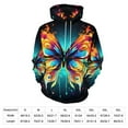 thumbnail image 2 of Hoodies Watercolor Butterfly Casual Pullover Hoodie Long Sleeve Sweatshirts Birthday Gift, 2 of 5