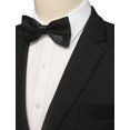 thumbnail image 3 of Pajarita JEMYGINS negra preanudada ajustable para hombre, 3 of 5