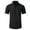 Black, variant on WREESH Men's Fashion Short Sleeve Dress Shirts Wrinkle Free Solid Color Button Down Shirts Business Casual Shirts Tops Gray