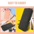 thumbnail image 4 of KAKOWELY 2 Pcs Sacs pour Pinces à Cils Étui de Rangement Portable pour Pinces Support de Rangement pour Pinces,6.1x"X3.15"X0.59 Pouces, 4 of 5