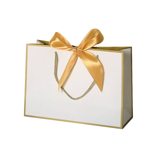 Bolso de mano con lazo, bolsa de papel, bolsa de ropa impresa, bolsa de regalo, bolsa de compras, bolsa de embalaje, bolsa de cosméticos