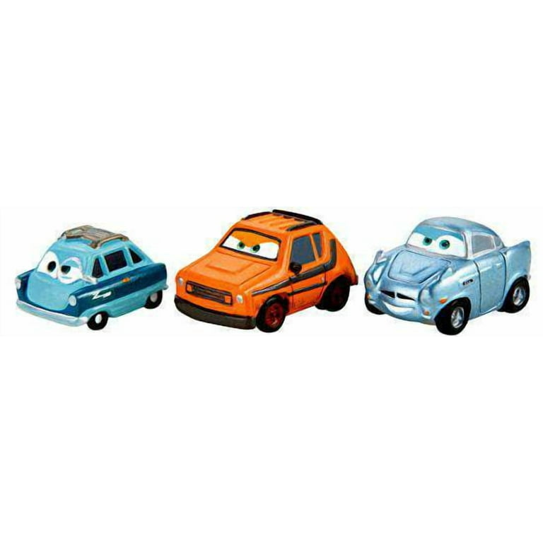 Disney Cars Micro Drifters Grem, Professor Z & Finn McMissile Mini