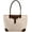 Beige, variant on Kukuzhu Canvas Tote Bag for Women Large Shoulder Bag Casual Hobo Handbags Canvas Shoulder Handbag for Travel Beach Vacation
