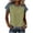 *1-Mint Green, variant on VBVC Women's Waffle Denim-Look Patchwork T-Shirt,Ladies Lightweight Breathable Crew Neck Casual Top,Raglan Sleeve Summer Blouse For Women,Army Green,S-2XL