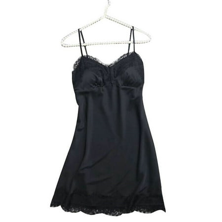 

Enwejyy Women Sleepwear Soft V-Neck Sleeveless Chemise Nightshirt Nightgown Nightdress