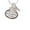 A, variant on Keep Calm Grandma is Here - K - Crystal Initial Sophia Necklace, 18"+1"