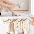 thumbnail image 1 of Calcetines de algodón informales con boca de burbuja y encaje bonitos de estilo japonés de verano de corte bajo para niños, 1 of 1