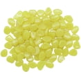 thumbnail image 1 of PENGXIANG 100pcs Solar Glow Rocks Outdoor Decor Luminous Cobblestones Glow in the Dark Luminous Pebbles Solar Powered Glowing Stones for Garden Pond Path Lawn Yard Fish Tank Decoration, 1 of 5