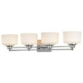 thumbnail image 4 of Nuvo 60-4584 - Soho - 4 Light Vanity Fixture w/ Satin White Glass, 4 of 7