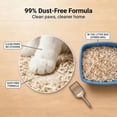 thumbnail image 4 of PawHalo Natural Tofu & Wood Fiber Cat Litter, 80% Tofu + 20% Wood Fiber, Low Dust, Strong Clumping, Up to 21 Days Odor Control, Plant-Based & Biodegradable, 5.5 lb Bag, 4 of 8