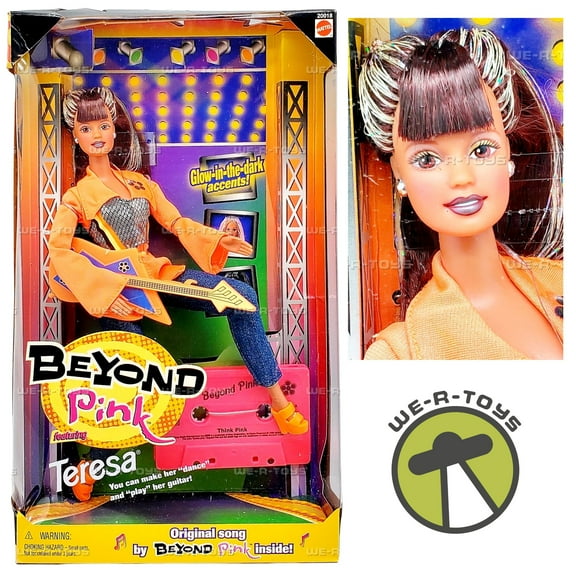 Pre-Owned Beyond Pink Teresa Barbie Doll with Cassette Tape 1998 Mattel 20018