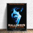 thumbnail image 1 of Póster de Michael Myers, pintura en lienzo de película de Halloween, arte de pared para dormitorio de niño, sala de estar imagen para, dormitorio, decoración del hogar, regalo, 1 of 4