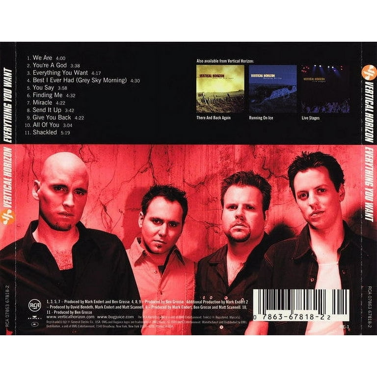 Vertical Horizon - Everything You Want (CD) - Walmart.com