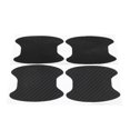 thumbnail image 1 of Cubierta del Cuenco de la Manija de la Puerta 4 Uds Protector de Fibra de Carbono Embellecedor Pegatinas Antiarañazos para Coche Camión Universal ANGGREK Otros, 1 of 8