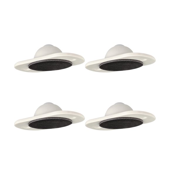 Yuarrent Paquete de 4 poleas adhesivas, caja de almacenamiento de ruedas autoadhesivas de 360 grados, rodillo de de bajo ruido, rueda Almacenamiento y organización del hogar tipo 3 Yuarrent HA003958-03