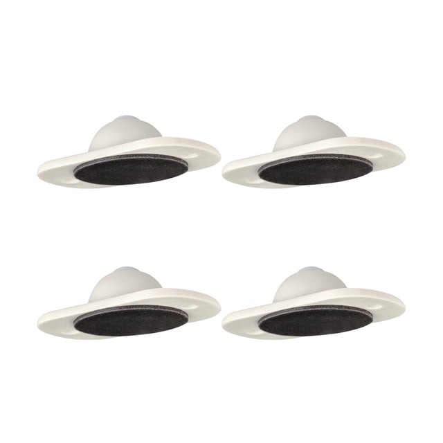 Yuarrent Paquete de 4 poleas adhesivas, caja de almacenamiento de ruedas autoadhesivas de 360 grados, rodillo de de bajo ruido, rueda Almacenamiento y organización del hogar tipo 3 Yuarrent HA003958-03