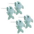 thumbnail image 1 of Aretes de joyería VentDepot EarringShark01 2Pzas Tiburón Tuerca Verde Silicona, 1 of 5