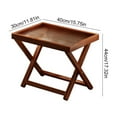 thumbnail image 4 of shyuyusa Bamboo Folding Breakfast Tray - Bedside Table with Legs, Food Snack Service Rack for Sofa Living Room, Multi-Purpose Coffee Table & Storage Organizer, 4 of 6