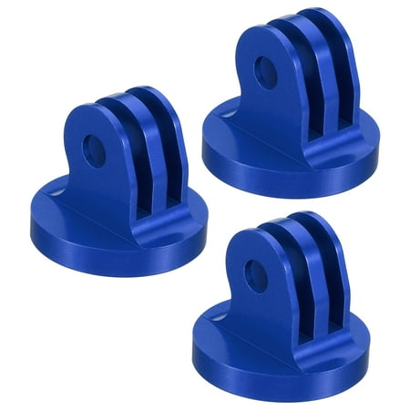 Image of Uxcell Aluminum Tripod Mount Adapter Camera Tripod Conversion Adapter Blue 3 Pack
