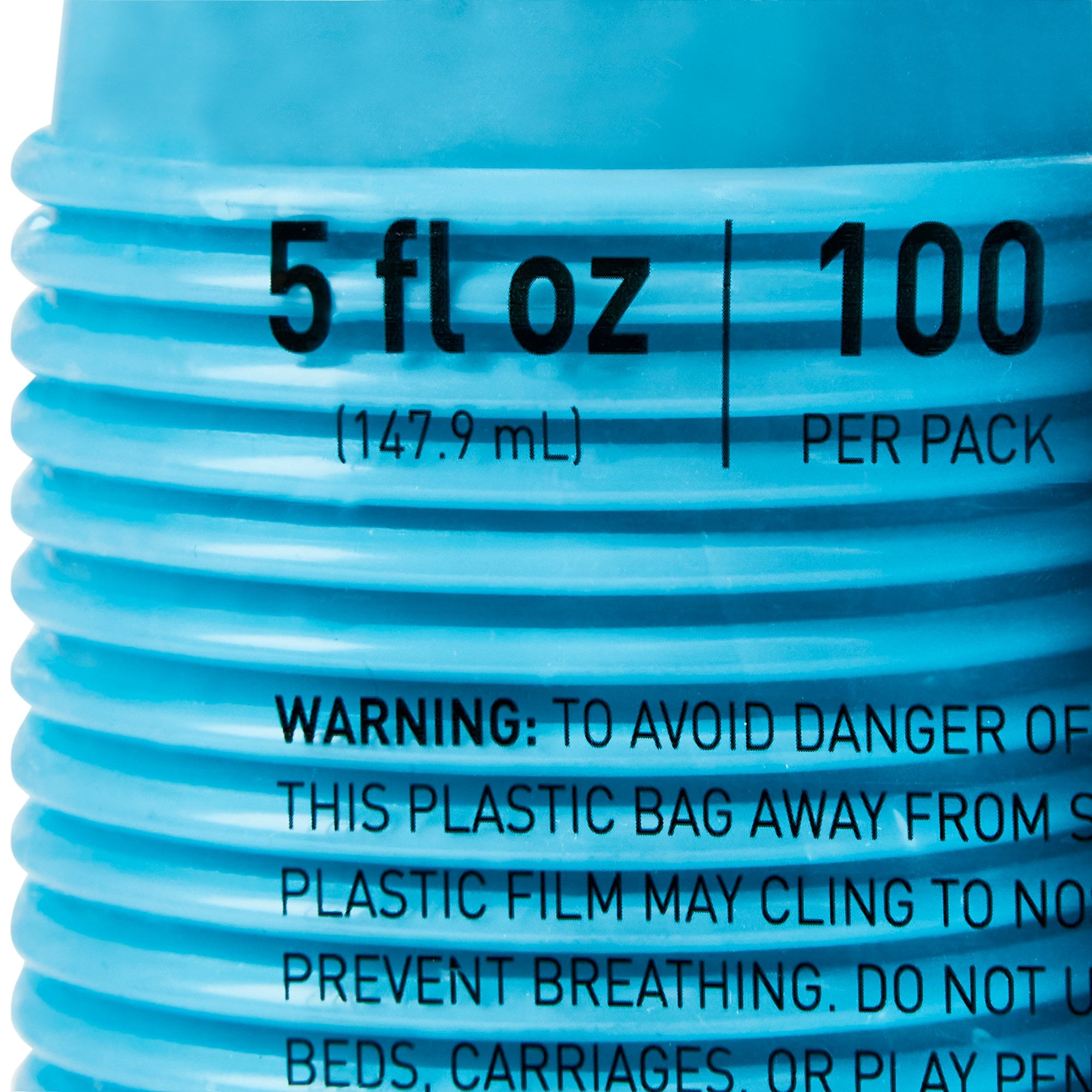 McKesson Plastic Cups, Disposable - Blue, 5 oz - Simply Medical