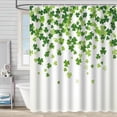 thumbnail image 4 of Lunxisen 1 Pcs Saint Patrick's Day Shower Curtain Waterproof Bathroom Decor Digital Printing Partition Fabric Holiday Celebration(M), 4 of 6
