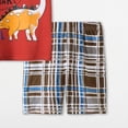 thumbnail image 2 of TTUHYWXI Ensemble T-Shirt à Manches Courtes d'Été en Coton et Short pour Garçon Tout-Petit (Rouge-1, 3-4 Ans), 2 of 5