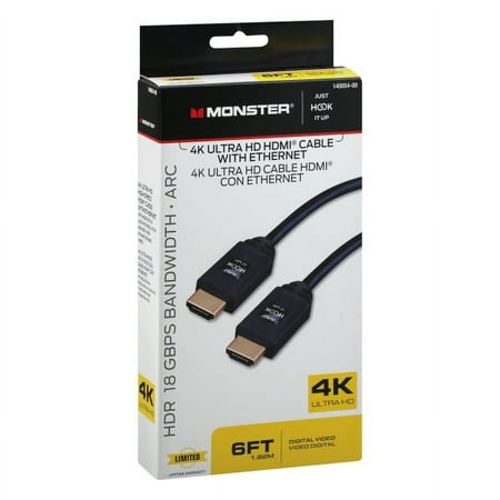 Monster 140054-00 High Speed HDMI Cable  6 price history on PriceWatchPro