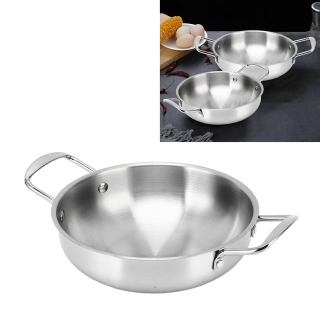 Ramen Pot Stainless Steel Ramen Pot Fast Heating Noodle Pot for Home Office Camping Induction Stove Compatible Cookware