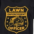 thumbnail image 3 of Instant Message - Lawn Enforcement Officer Badge - Men's Short Sleeve Graphic T-Shirt, 3 of 6