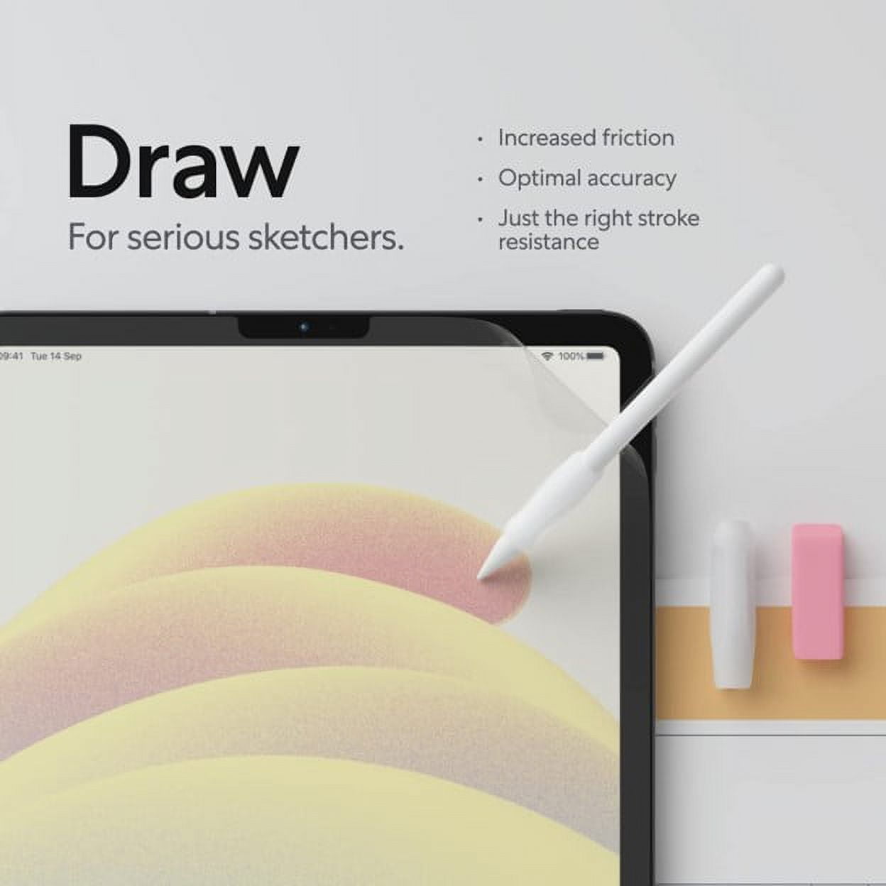 Rock Paper Pencil Apple Pencil Matte Screen Protector Astropad