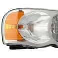 thumbnail image 2 of SCITOO Headlight Assembly Fit For Dodge For,For Dodge For Ram 2500 2003 2004 2005,For Dodge For Ram 3500 2003 2004 2005 Headlamp in Chrome Housing Amber Reflector Clear Lens, 2 of 4