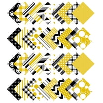 Soimoi Stripes Print Precut 10-inch Cotton Fabric Quilting Squares Charm Pack DIY Patchwork Sewing Craft-White