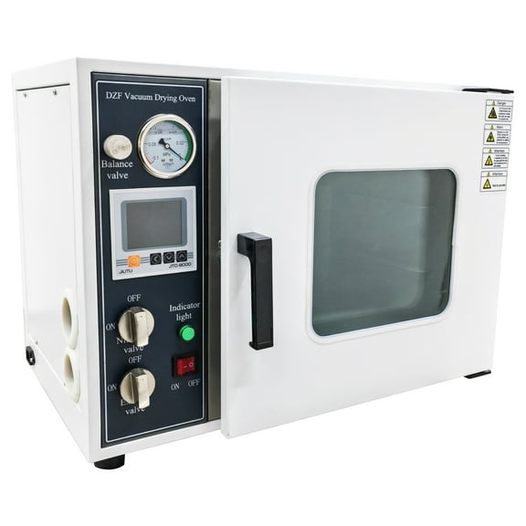 0.9 Cu Ft Digital Vacuum Drying Oven 2 Layers Shelf Drying Oven with Install Nitrogen Inlet