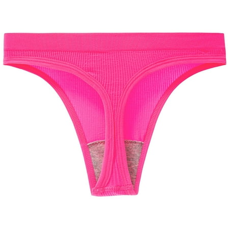Bigersell Womens Underwear High Waist Clearance Boy Shorts Underwear Women Boy Shorts Panty Style P-49 Cotton Boyshort Panties Cotton Thongs Ladies Briefs Mid Waist Women s Bikini Panties Hot Pink M