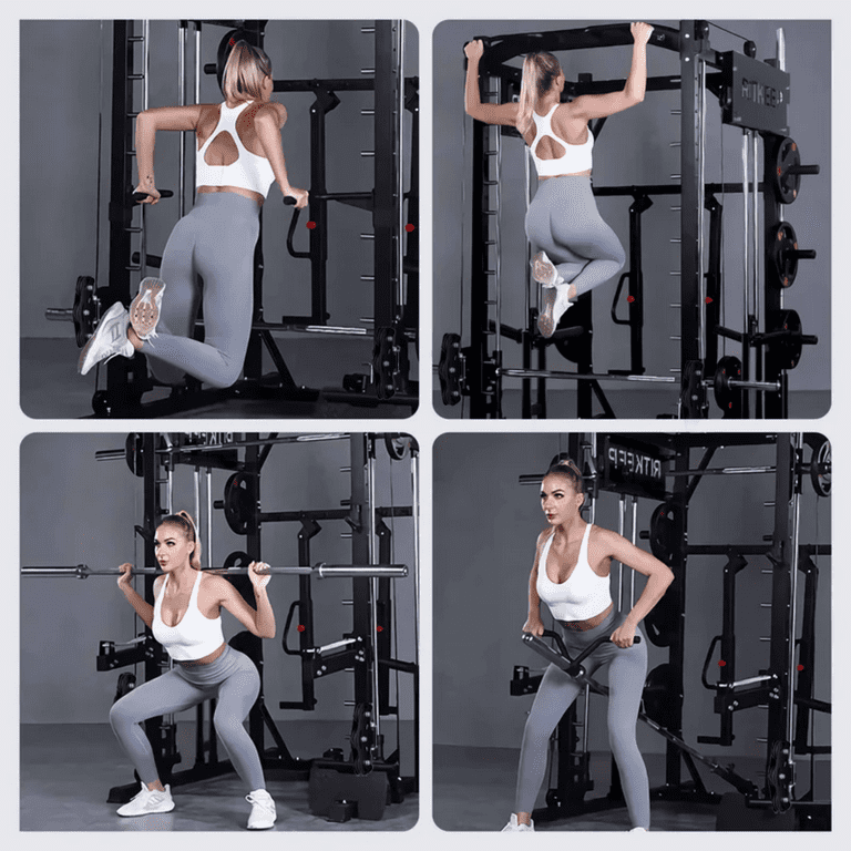 RitKeep PMAX-4750 Smith Machine with RAB3000 Bench Jammer Arms