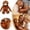 Brown, variant on Cuddly Baby Monkey Plush Toy â Soft Brown Orangutan Stuffed Animal, Huggable Plush Doll for Kids & Adults, Bedtime Companion & Decor