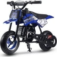 thumbnail image 6 of MotoTec DB-02 50cc 2-Stroke Gas Dirt Bike, for Kids 7-12, Blue, 6 of 6