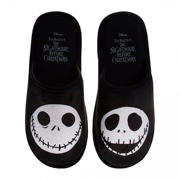Nightmare Before Christmas Jack Skellington Closed Toe Adult Slippers-Size 5/6