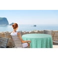 thumbnail image 2 of Vargottam Indoor/OutdoorRoundTablecloth 58 InchRoundTablecloth Waterproof PatioTableCloths- Spring/SummerTableCovers for Backyard CircularTable/BBQs/Picnic -Aquamarine Green, 2 of 8