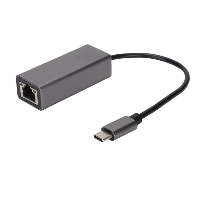 USB C to Ethernet Adapter, Stable Transmission, Plug and Play, 100/1000 MB LAN, Aluminum Alloy, RJ45, for Pro, Galaxy S9/S8/Note 9, with Smart Chip, Wide