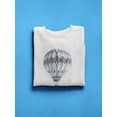 thumbnail image 3 of Aerostat Sketch. Sweatshirt Women -Image by Shutterstock, Female Medium, 3 of 4