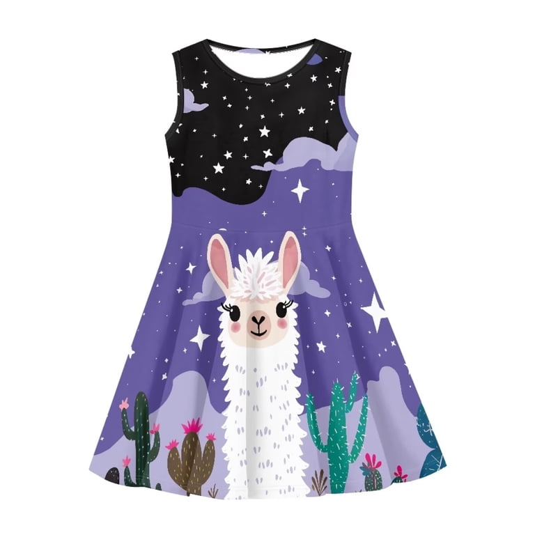 llama birthday dress Llama Party Smocked Pink Dress
