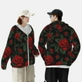 thumbnail image 4 of Lsque Roses UPF 50+ Lightweight Sun Protection Men's Women's Long Sleeve Shirt, Hoodie Performance -Small, 4 of 9