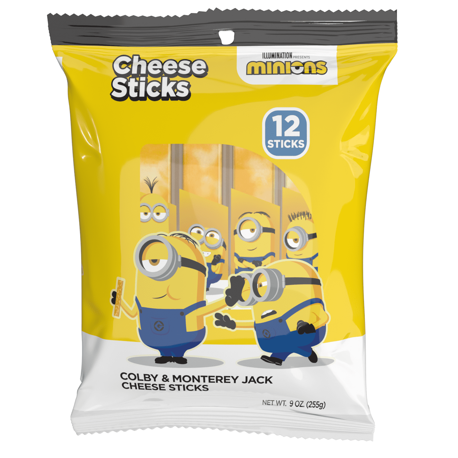 MINIONS COLBY JACK STRING CHEESE, 12CT, .75OZ EACH