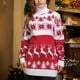 thumbnail image 2 of Suéter de punto navideño de manga larga con temperamento suelto y cuello alto para mujer Pompotops  hdfakjf10240, 2 of 8