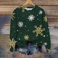 thumbnail image 4 of Enjoytime Christmas Sweatshirt for Women Crewneck Long Sleeve Pullover Tops Trendy Casual Xmas Graphic Sweatshirts, 4 of 7