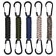 thumbnail image 1 of Uxcell 5-Pack Llavero de Paracord Trenzado con Clips, Clips de Cordón de 7.9 Pulgadas para Colgador Duradero para Mochilas Botella de Agua para Camping/Senderismo/Pesca/Viajes [5 Colores], 1 of 1