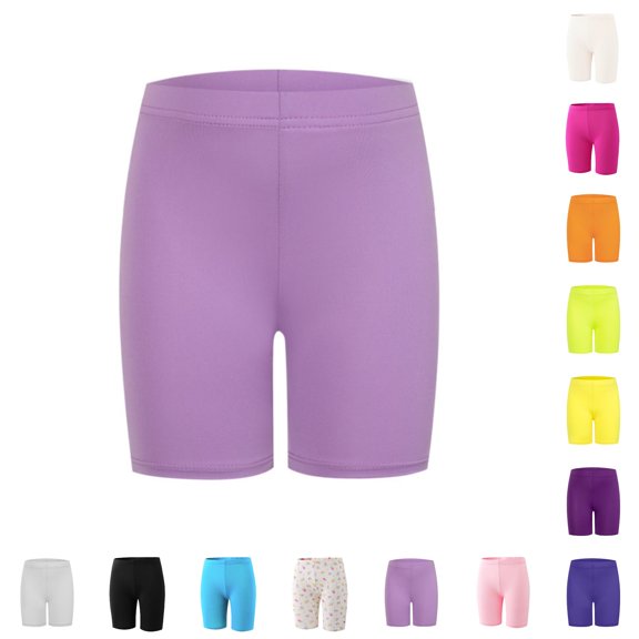 Girls Summer Shorts for Girls Elastic Waist Casual Comfortable Outfit Toddler Kids Athletic Breathable Soft Pants for Everyday Activities