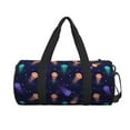 thumbnail image 2 of Easygdp Sea Jellyfish Travel Bag, Camping, Weekend, Carry On Overnight Duffel Bag with Shoulder Strap, 2 of 8