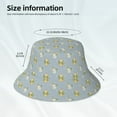 thumbnail image 3 of Fotbe Baby Elephant Giraffe Sombrero Tipo Pescador con Estampado – Sombrero de Sol de Algodón de Moda para Playa, Golf, Pesca, 3 of 6